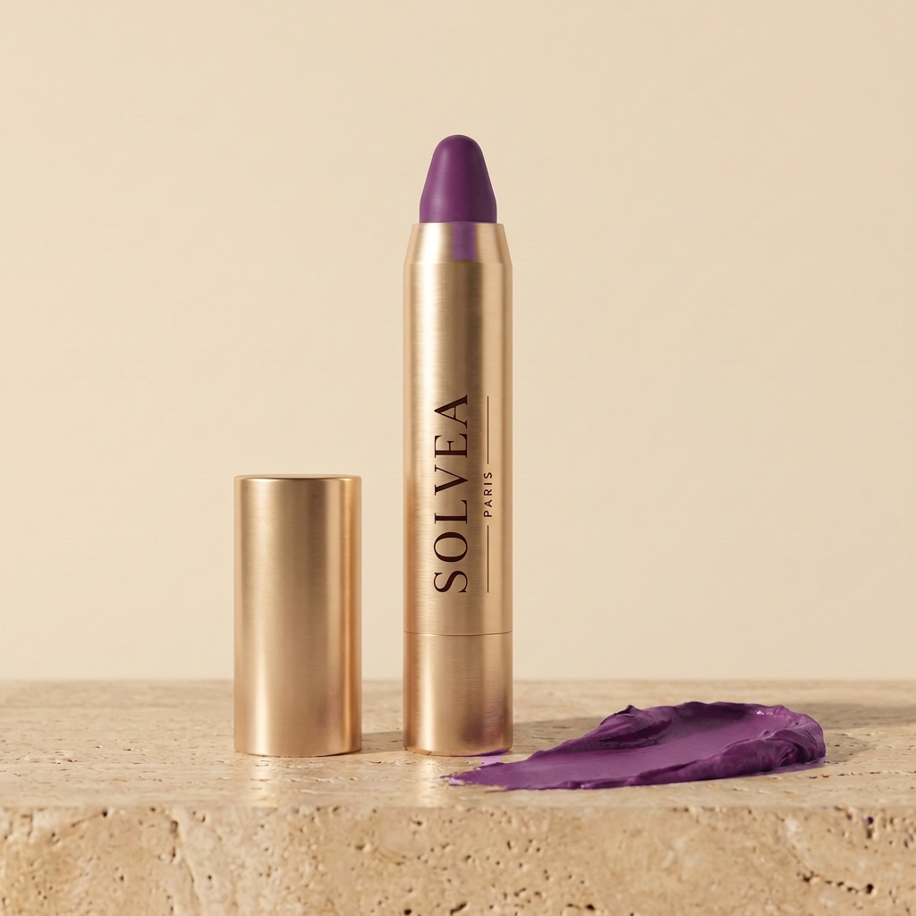 Solvea Lumière™ — Stick Ombre à Paupières Crème — teinte Prune