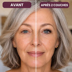 Avant / après 2 couches sur cils matures
