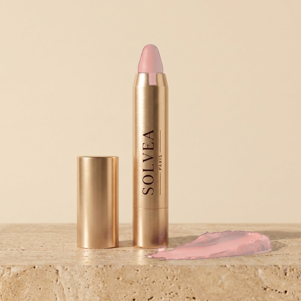 Solvea Lumière™ — Stick Ombre à Paupières Crème — teinte Rose Poudré