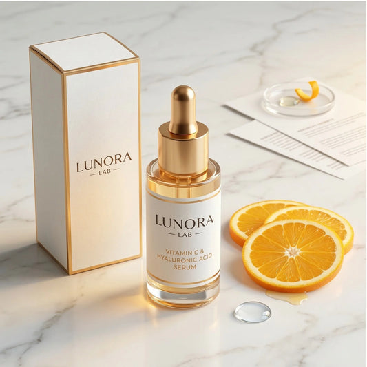 Lunora Glow Ritual — Vitamine C & Acide Hyaluronique