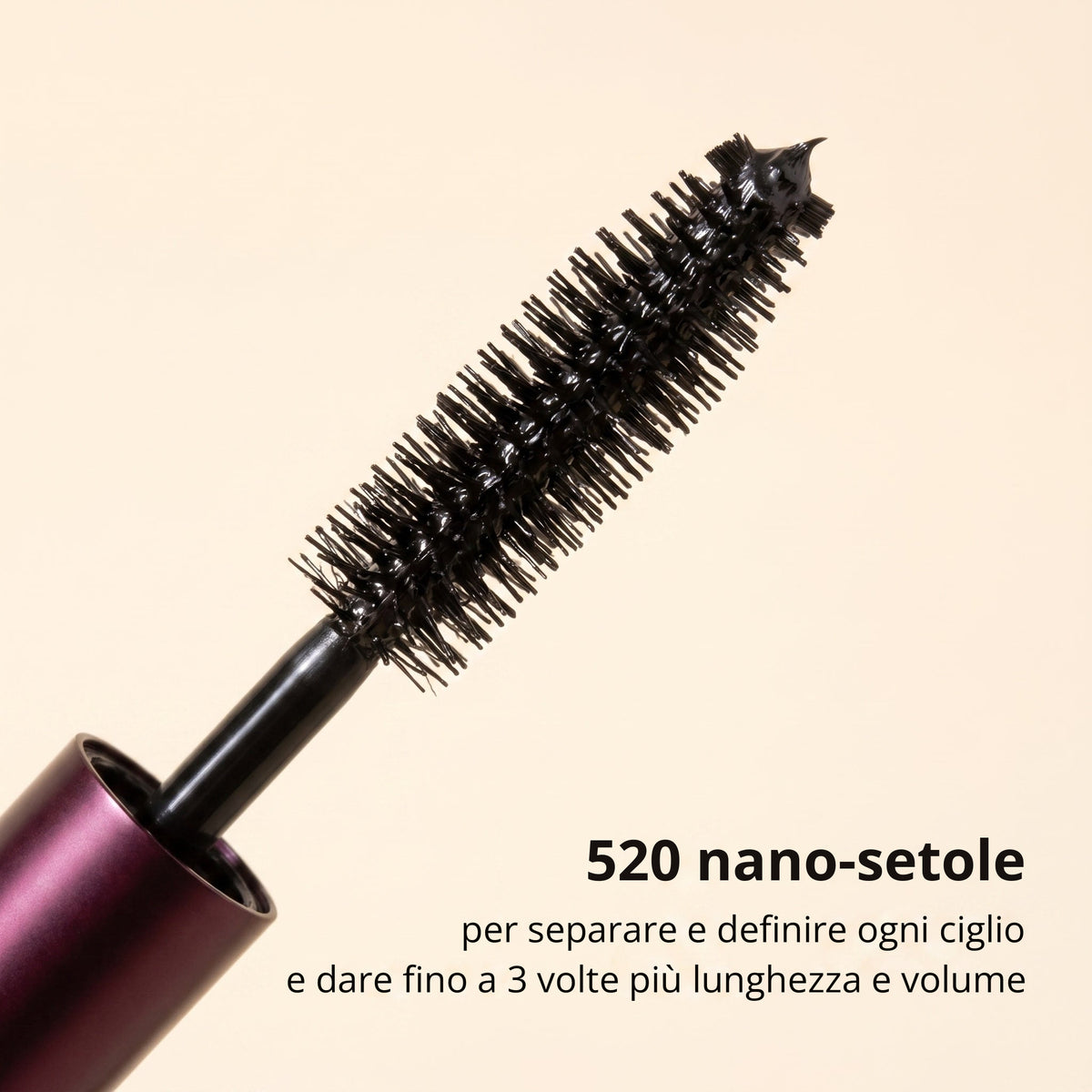 Lo scovolino con 520 nano-setole del Mascara Tubing Solvéa