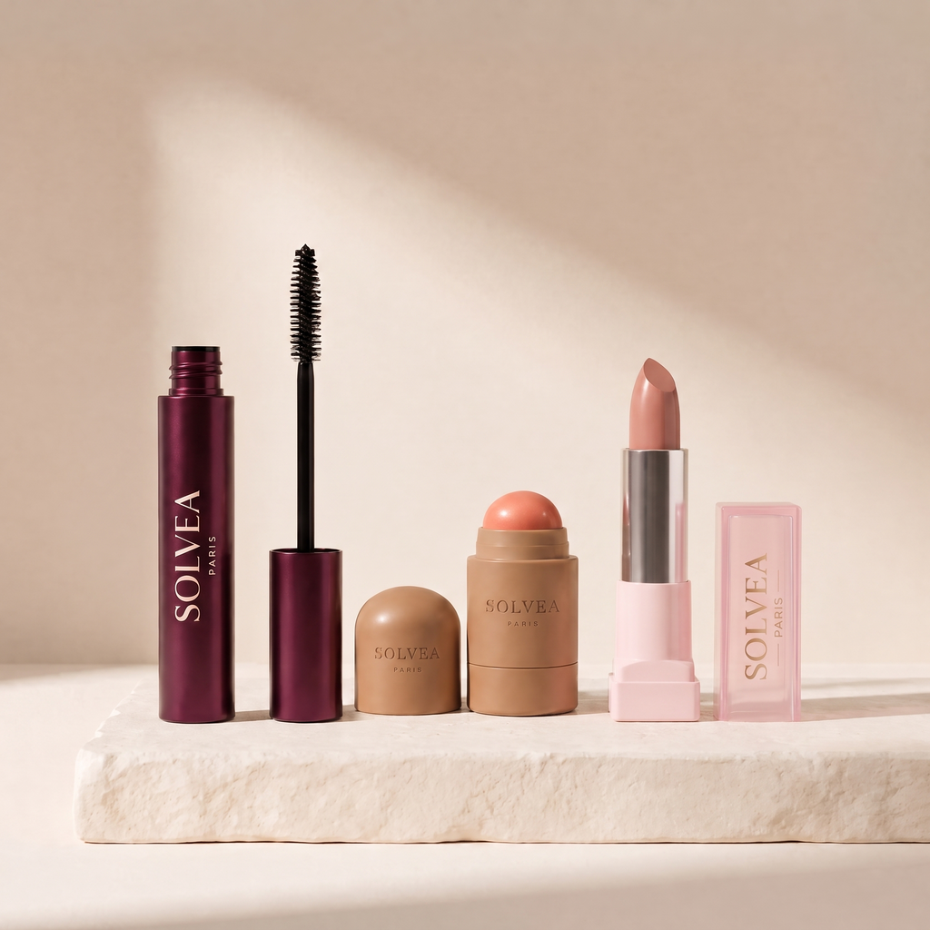 Le Rituel Quotidien — mascara, blush stick Rosée et baume Velours