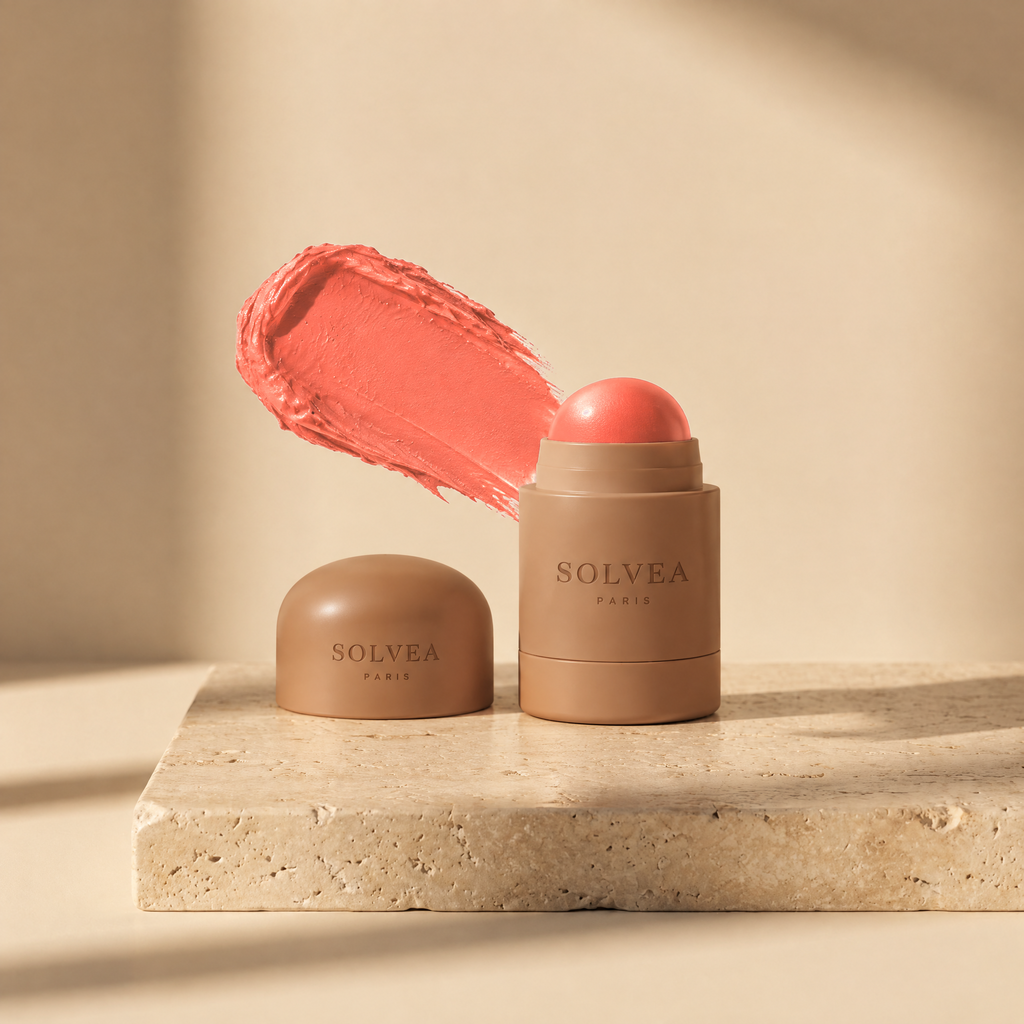 Solvea Rosée™ — Blush Stick Multi-Usage — teinte Corail