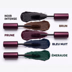 Nuancier des 5 teintes du Mascara Tubing Solvea