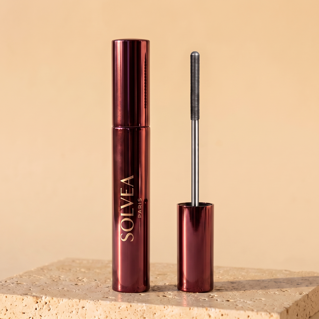 Le Mascara Métal Solvea — tube métal prune